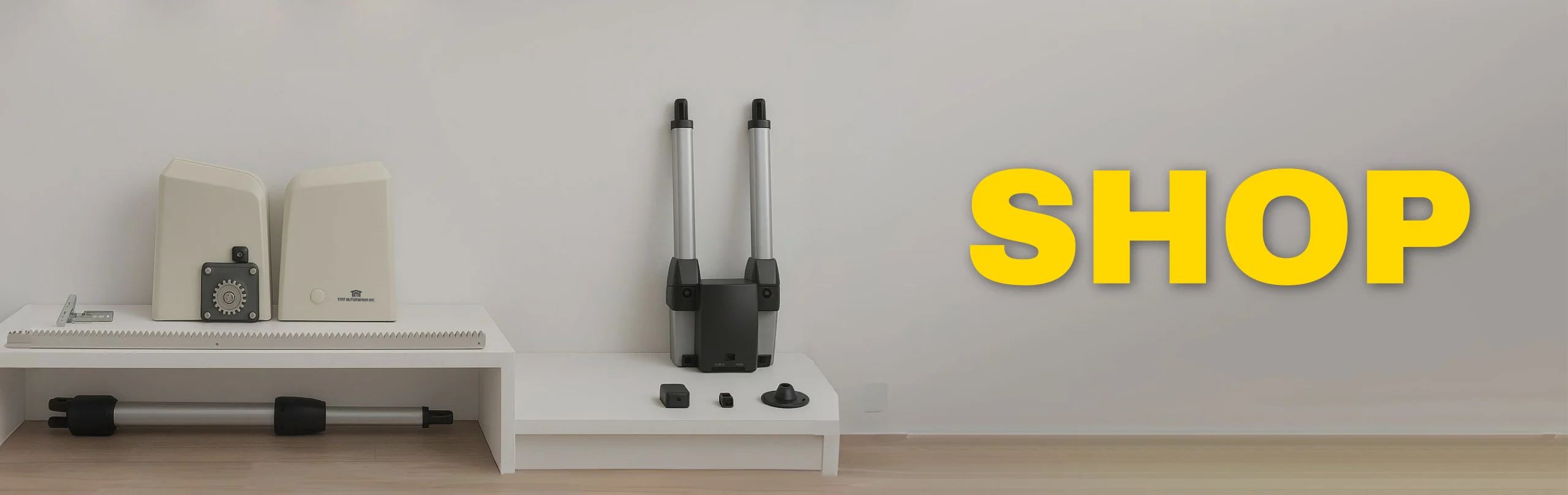 Shop page slide banner for Teknomation